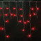 Светодиодная бахрома 3*0.5 м., 220V, 112 красных LED ламп, прозрачный силиконовый провод, Rich LED (RL-i3*0.5-T/R)