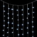  Светодиодный занавес 2*2 м., 400 белых LED ламп, мерцание, облегченный, прозрачный провод ПВХ, LTC (PCL400NOTBLW-10-2W) в Санкт-Петербурге