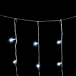  Светодиодный занавес 2*2 м., 400 белых LED ламп, мерцание, облегченный, прозрачный провод ПВХ, LTC (PCL400NOTBLW-10-2W) в Санкт-Петербурге