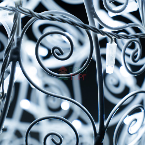 Светодиодная фигура Олень ажурный 1,9 м., динамика, белый, Conso (OL82)