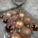 Набор стеклянных шаров Розовое золото 26 шт., Christmas DeLuxe (86779) в Санкт-Петербурге