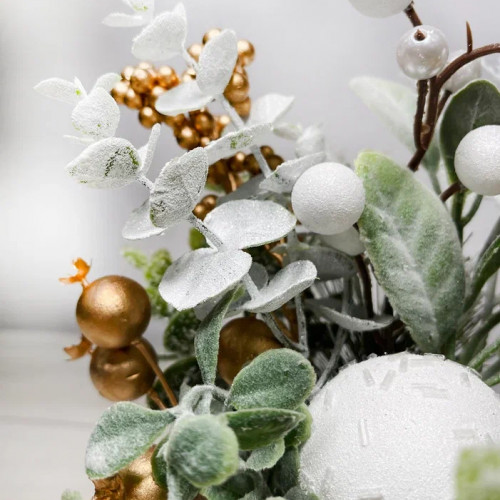 Новогодняя настольная композиция в коробе 30 см., Christmas DeLuxe (89297)