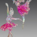 Украшение &quot;Балерина&quot; прозрачно-розовая, (160673)
