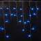 Светодиодная бахрома 3*0.5 м., 220V, 112 синих LED ламп, прозрачный силиконовый провод, Rich LED (RL-i3*0.5-T/B)