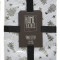 Скатерть Новогодний фейверк 140х180 см., белый с серебром, Kaemingk (668542/3)