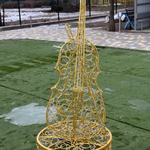 Светодиодная фигура Контрабас 170 см., Сад Радости (SR154)