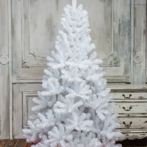 Искусственная елка Жемчужная белая 180 см., мягкая хвоя, ЕлкиТорг (16180)