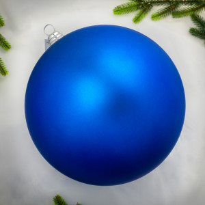Шар пластиковый матовый 200 мм., синий, ЕлкиТорг (150603)