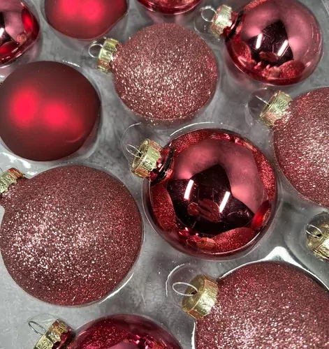 Набор стеклянных шаров Ягодный смузи  42 шт., Christmas DeLuxe (87165)