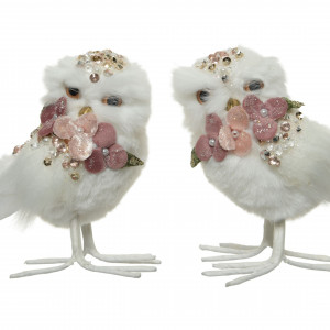 Декоративная фигура Гламурная Сова 12 см., Kaemingk (455940)