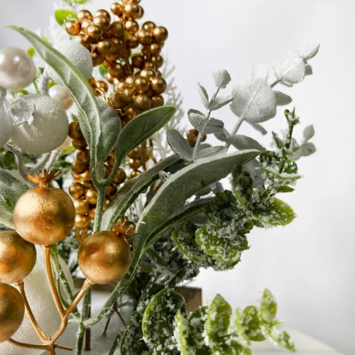 Новогодняя настольная композиция в коробе 35 см., Christmas DeLuxe (89298)