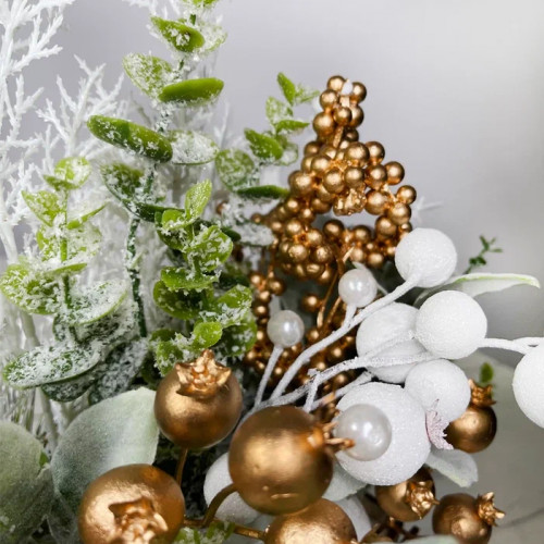 Новогодняя настольная композиция в коробе 35 см., Christmas DeLuxe (89298)