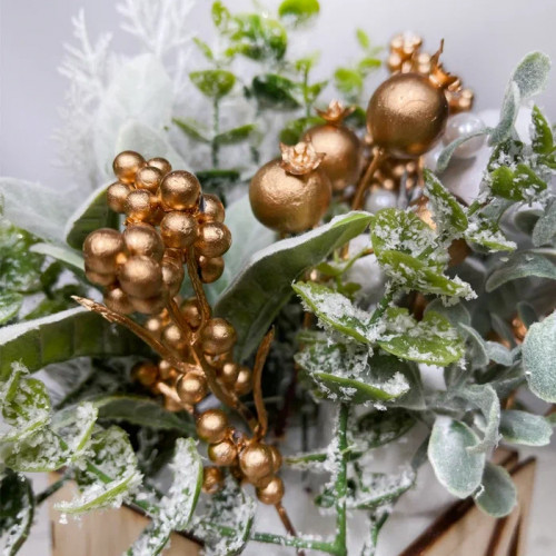 Новогодняя настольная композиция в коробе 35 см., Christmas DeLuxe (89298)