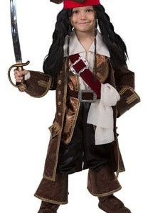 Карнавальный костюм Капитан Джек Воробей размер 32, рост 128 см. (952-32)