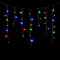 Светодиодная бахрома 4,9*0,5 м., 240 разноцветных LED ламп, черный провод ПВХ, Beauty Led (PIL240-11-2M)