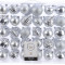 Набор пластиковых шаров Серебряные струны, серебро, 60 шт, Kaemingk (023444) 