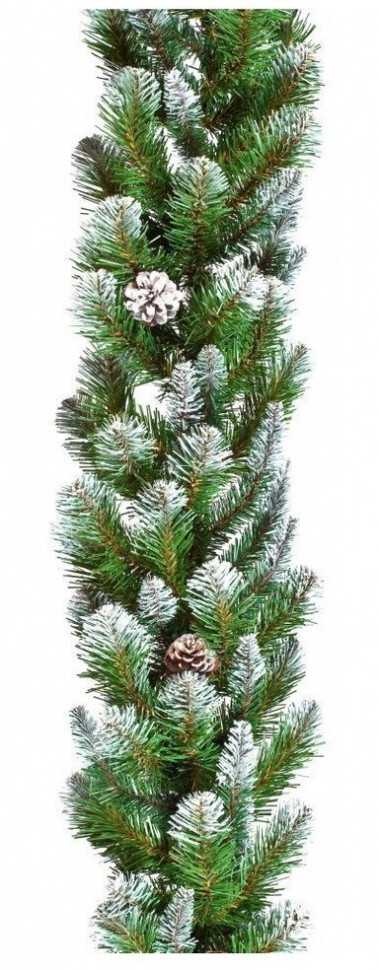 Гирлянда  хвойная Императрица с шишками заснеженная, 270*33 см, Triumph Tree  (73826) в Ярославле