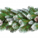 Гирлянда  хвойная Императрица с шишками заснеженная, 270*33 см, Triumph Tree  (73826)