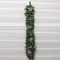 Хвойная ветвь Элитная с серебряным декором 140 см., Литая+ПВХ, ЕлкиТорг (52061)