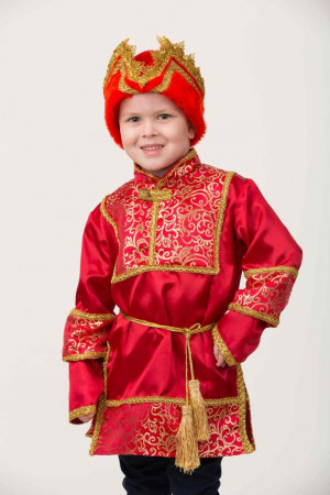 Карнавальный костюм &quot;Царевич&quot;, размер 140-68, Батик (2046-140-68)