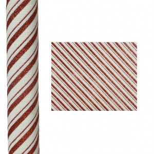 Новогодняя дорожка для стола Новогодняя сказка 200х35 см., полосы, Kaemingk (668616/1)