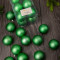 Набор пластиковых шаров Вероника 60 мм., шалфей матовый, 12 шт., ЕлкиТорг (150206)