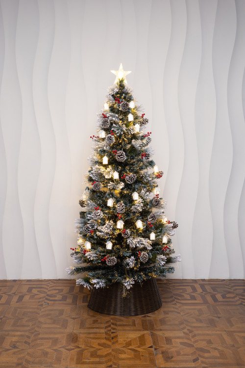 Оптоволоконная елка с LED лампочками Сказочная 120 см., леска+пвх, контроллер (Т2121-120) в Санкт-Петербурге