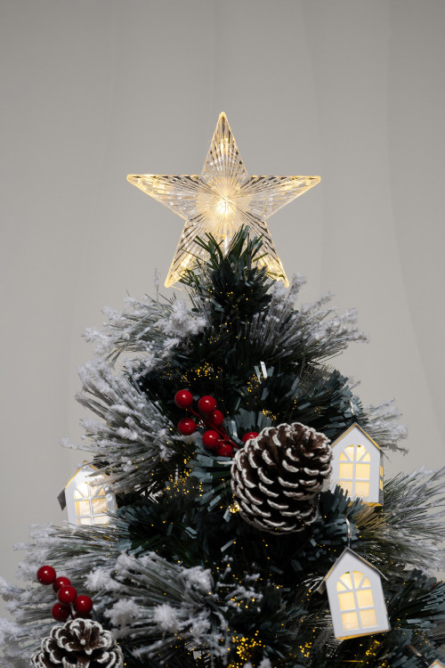 Оптоволоконная елка с LED лампочками Сказочная 120 см., леска+пвх, контроллер (Т2121-120) в Санкт-Петербурге