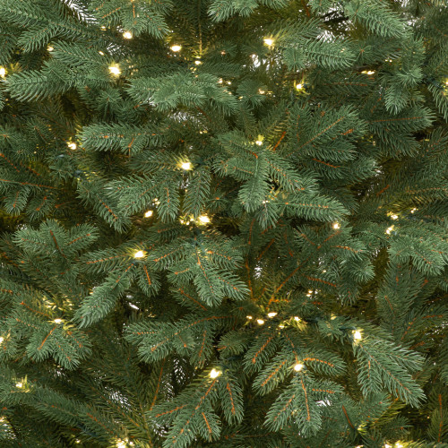 Искусственная елка Русская 210 см., 1120 теплых белых микро LED ламп, 100% литая хвоя, ЕлкиТорг (268210) в Санкт-Петербурге
