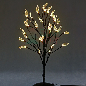 Светодиодная композиция Бонсай, листья 45 см., 32 оранжевые LED ламп, Beauty Led (LC176L-B032K-19)