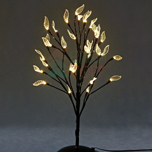 Светодиодная композиция Бонсай, листья 45 см., 32 оранжевые LED ламп, Beauty Led (LC176L-B032K-19)