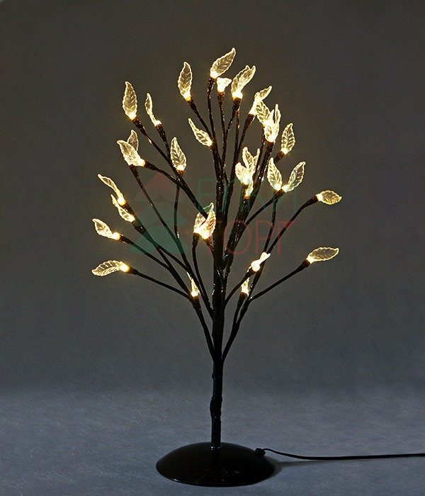 Светодиодная композиция Бонсай, листья 45 см., 32 оранжевые LED ламп, Beauty Led (LC176L-B032K-19) в Белгороде