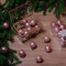 Набор пластиковых шаров Милена 40 мм, нежно-розовый, 16 шт, Kaemingk (021788)