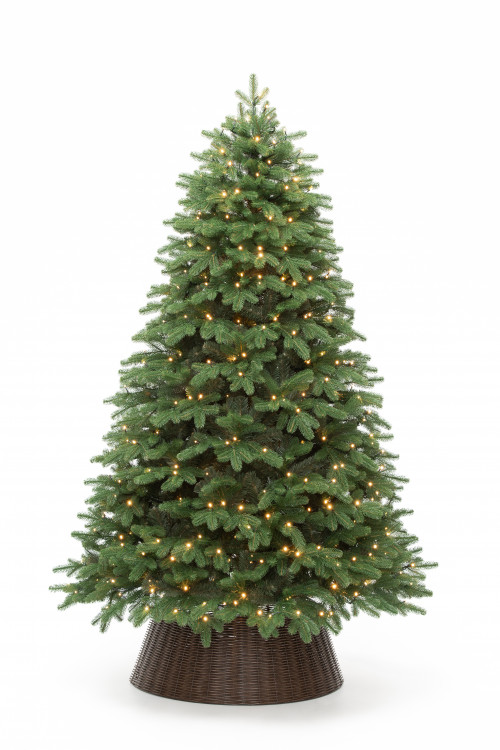 Искусственная елка Парижанка 180 см., 367 теплых белых LED ламп, Литая хвоя+ПВХ, ЕлкиТорг (138180) в Санкт-Петербурге