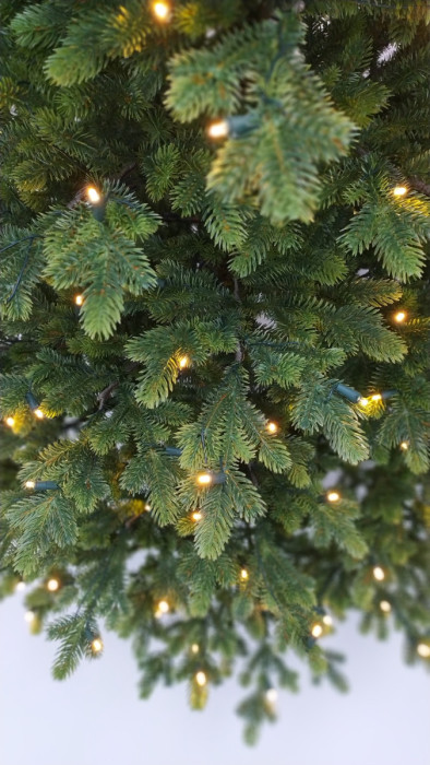 Ель Городская, 100% литая хвоя, 320 ламп, 230 см., Black Box (74599)