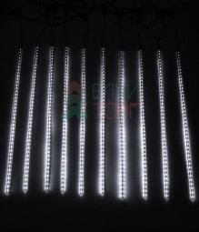 Гирлянда Тающие сосульки 10*0.8 м., 24V., 840 холодных белых LED ламп, коннектор, черный ПВХ, Beauty Led (CCL840-10-1W)