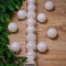 Набор пластиковых шаров Сказка 60 мм, белый, 10 шт, Kaemingk (020174)