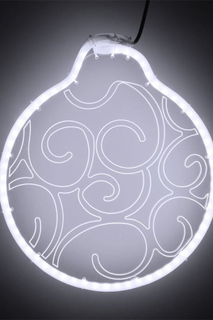 Светодиодная фигура Шар из акрилайта 30*30 см., 220В, холодное белое свечение, LTC (HFS3-2W)