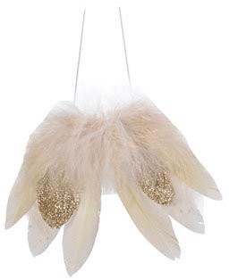 Новогоднее украшение-подвеска Крылья Ангела  16*30 см., золотые, Kaemingk (728871/1)