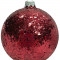 Шар пластиковый Серпантин, 115 мм., 1 шт., красный, ПромЕлка (ШИПЛС-115RED)