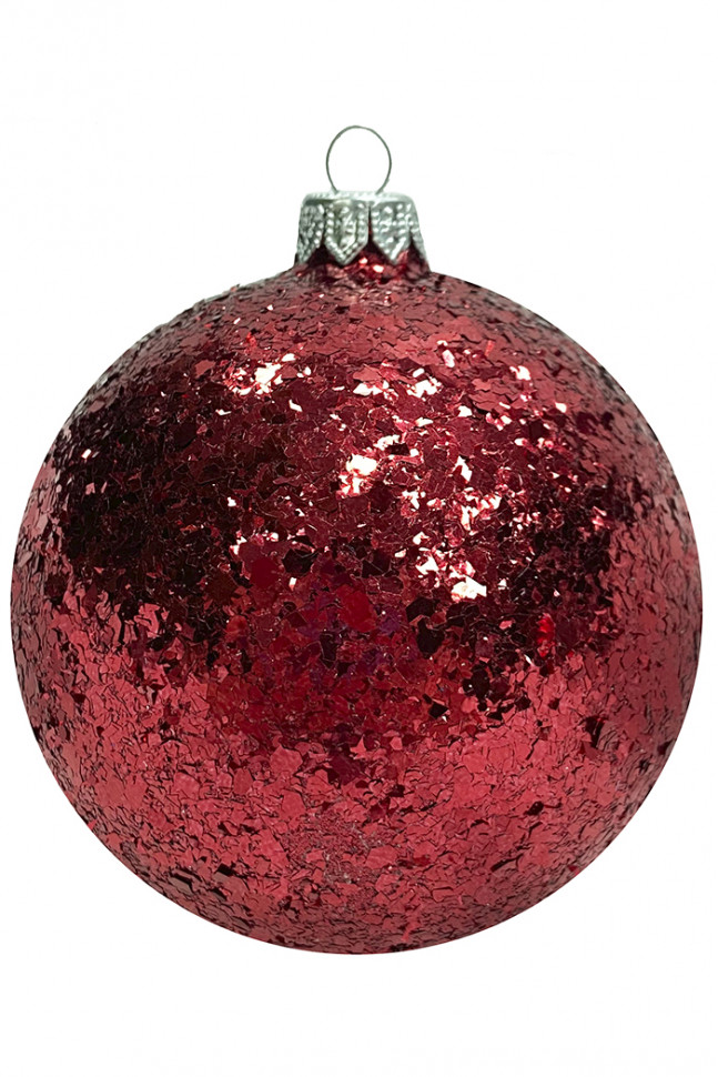 Шар пластиковый Серпантин, 115 мм., 1 шт., красный, ПромЕлка (ШИПЛС-115RED)