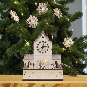 Светильник рождественский музыкальный Банхофф 21*17 см., на батарейках, Lampirida (4519)