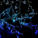 Занавес с эффектом бегущий огонь 2*1.6 м., 24V, 150 LED ламп бело - синего цвета, прозрачный провод, Beauty Led (ESI150-SH10-1WB) 