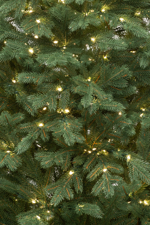 Искусственная елка Русская 300 см., 2120 теплых белых микро LED ламп, 100% литая хвоя, ЕлкиТорг (268300) в Санкт-Петербурге