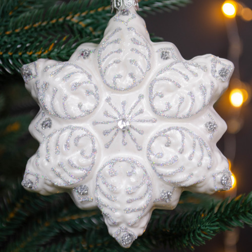  Набор украшений Коньки со снежинкой 3 шт., стекло, Витус (63160)