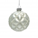 Набор винтажных стеклянных шаров Старинный вальс 80 мм., серебро, 9 шт., Christmas DeLuxe (14089)