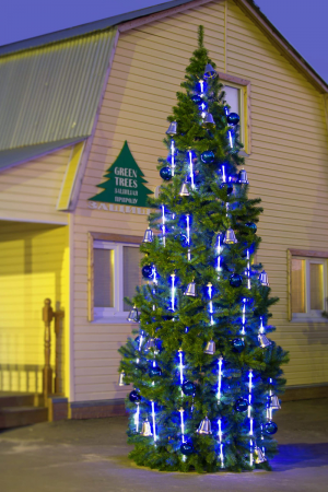 Комплект освещения Тающие сосульки для елей высотой 6 м., 16 сосулек *  0.5 м., Green Trees (TS6)