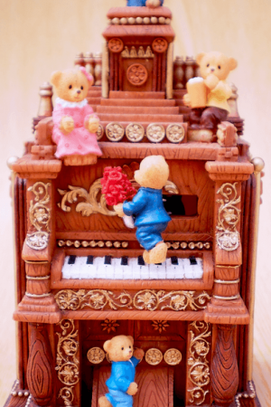 Музыкальная шкатулка &quot;Мишки на пианино &quot; (150335)