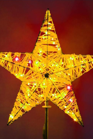 Макушка Кремлевская из стекло-нити 200 см. для елей высотой от 15 до 30 м., золотая, Green Trees (krem-sn-200gold)