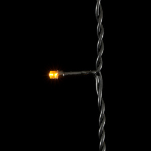 Светодиодная бахрома 4,9*0,5 м., 240 желтых LED ламп, черный провод ПВХ, Beauty Led (PIL240-11-2Y)
